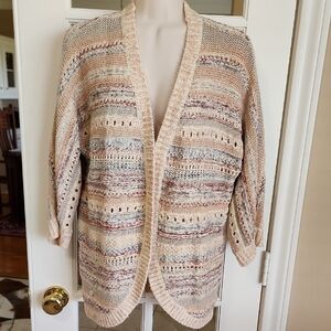 NWT Chico's Striped Knit Cardigan Size 00 XS